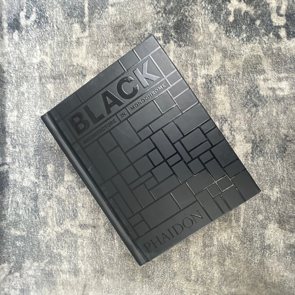BLACK Architecture in Monochrome Phaidon Hardcover NEW